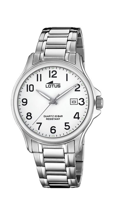 Lotus Horloge 230.897 - Heren, Stalen Band
