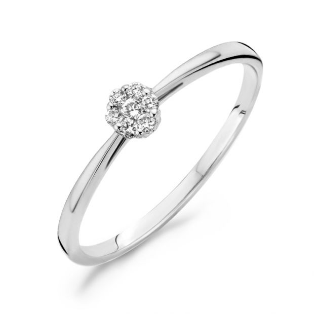 Blush Ring 210.416 - Wit Goud 14ct, Diamant 0,07ct