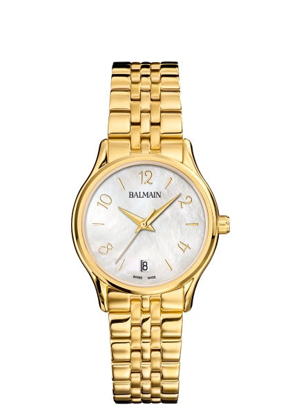 Pierre Balmain Horloge B83503384 - Dames Plaqué Staal