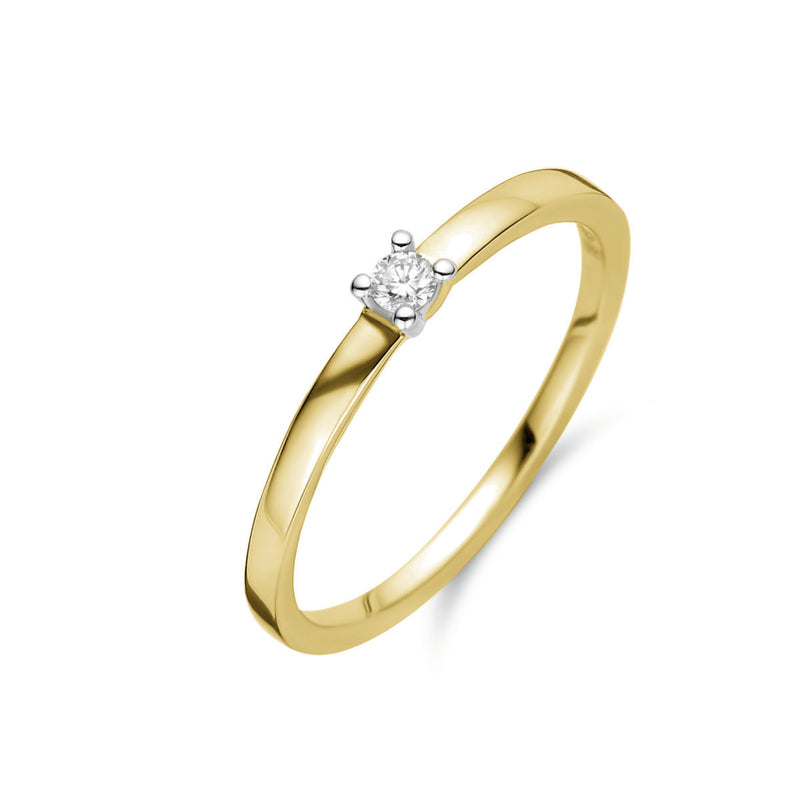 Beheyt Ring 210.868 - Geel Goud 18ct, Diamant 0,05ct