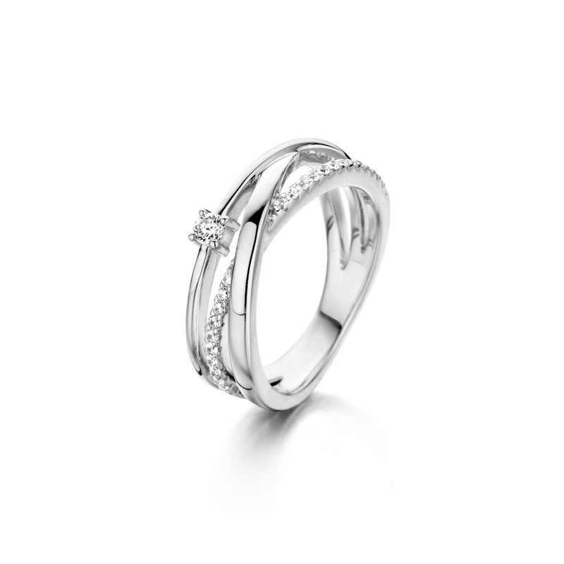 Naiomy Moments Ring 220.227 - Zilver Zirkoon, Dames
