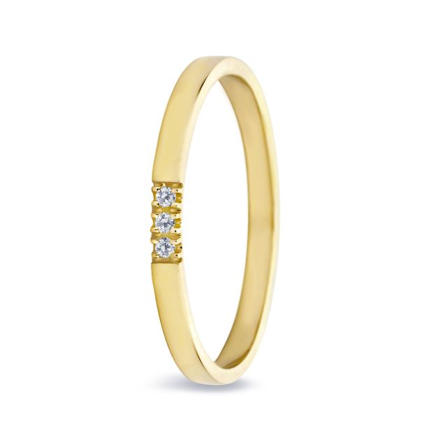 Miss Spring Ring 220.498 - Geel Goud 14ct, Diamant