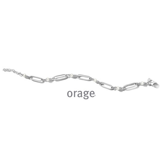 Orage Armband 220.783 - Zilver, Kunstparel