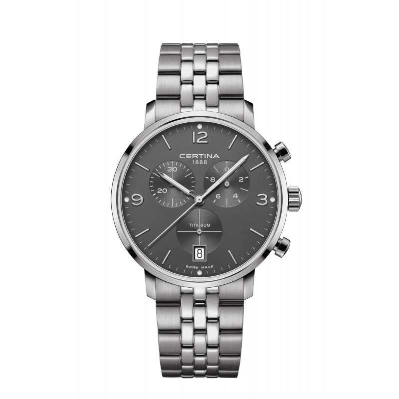 Certina Horloge 230.223 - Titanium, Chrono, Waterdicht, Heren
