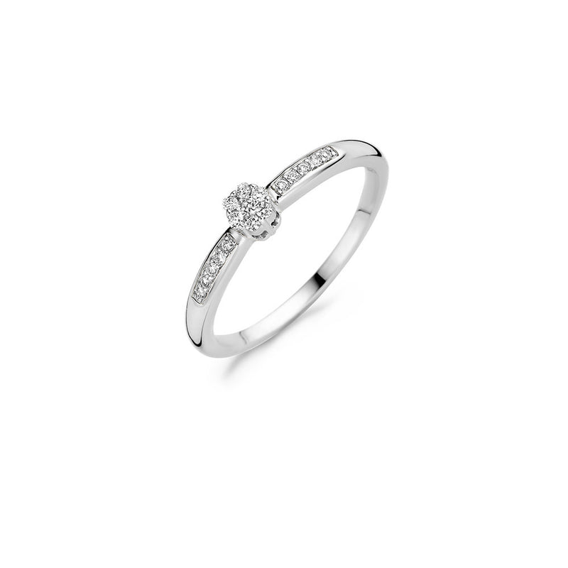 Blush Ring 210.418 - Wit Goud 14ct, Diamant 0,12ct, Dames