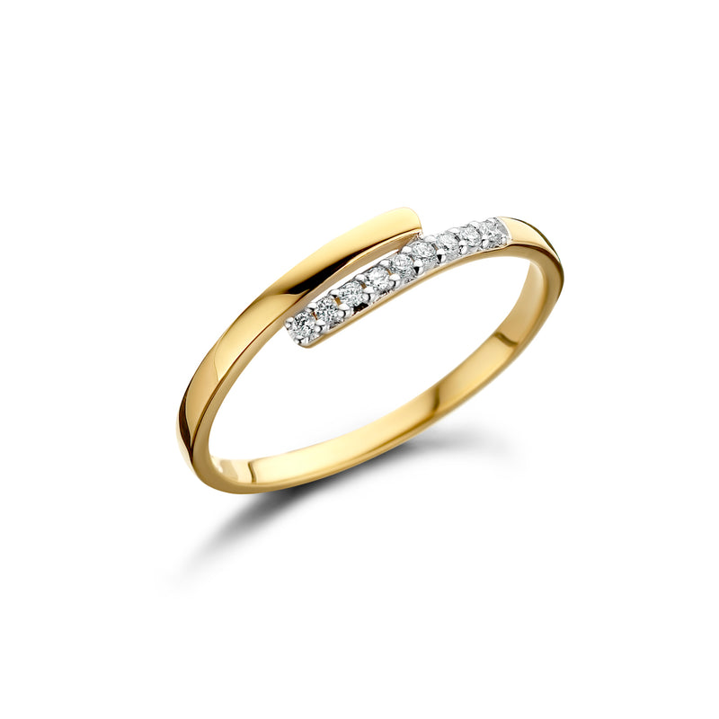 Beheyt Ring 190.787 - Geel Goud 18ct Diamant
